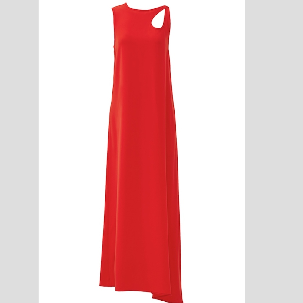 Red Glide Cut Out Maxi by Opening Ceremony